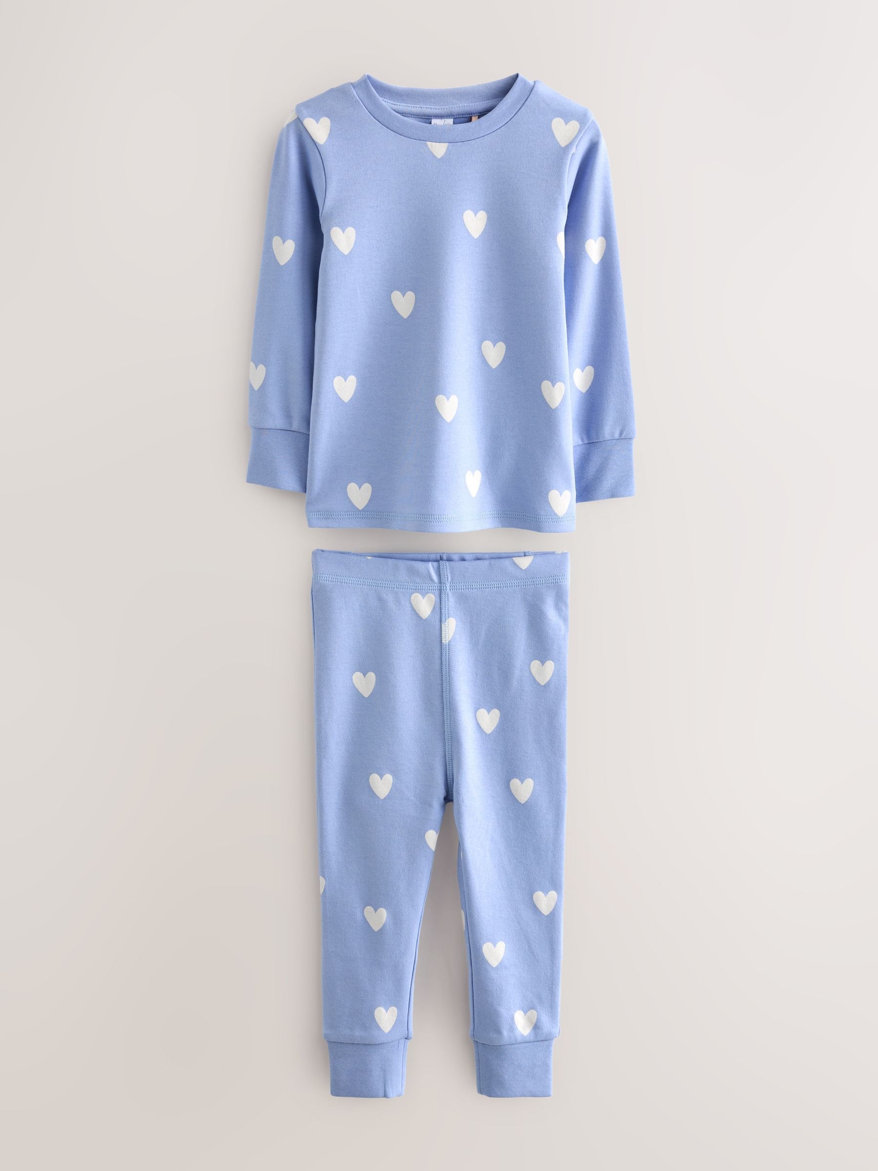 Roze/blauw - Verpakking van 3 knusse pyjama's (9 mnd-16 jr)