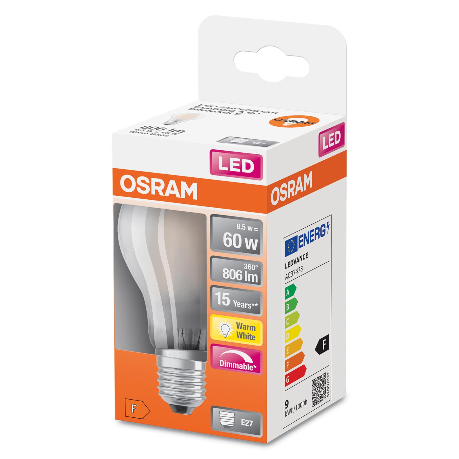 LED-Leuchtmittel SST CLA60 - Filament AGL - E27