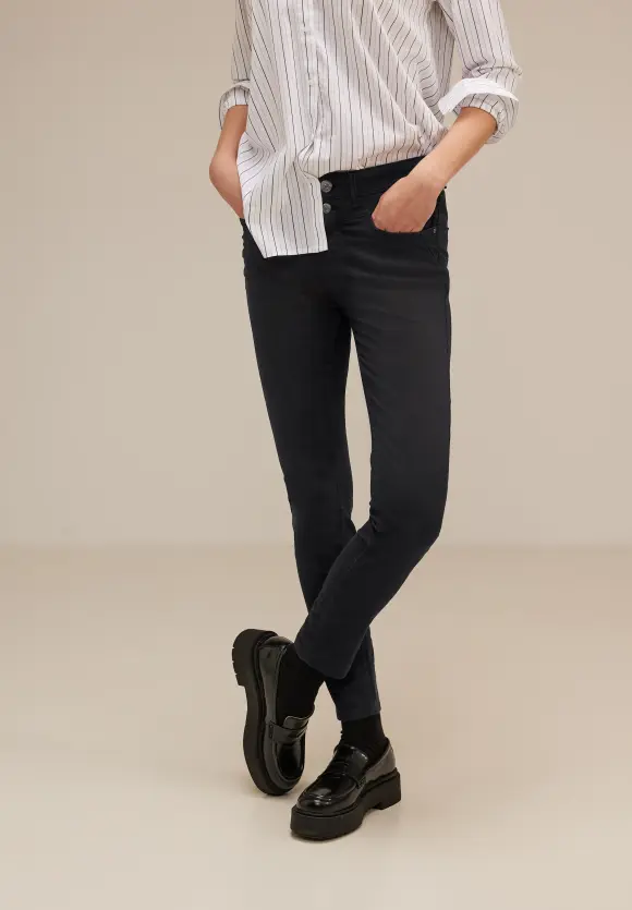 Slim Fit Thermo Jeans - clean black thermo