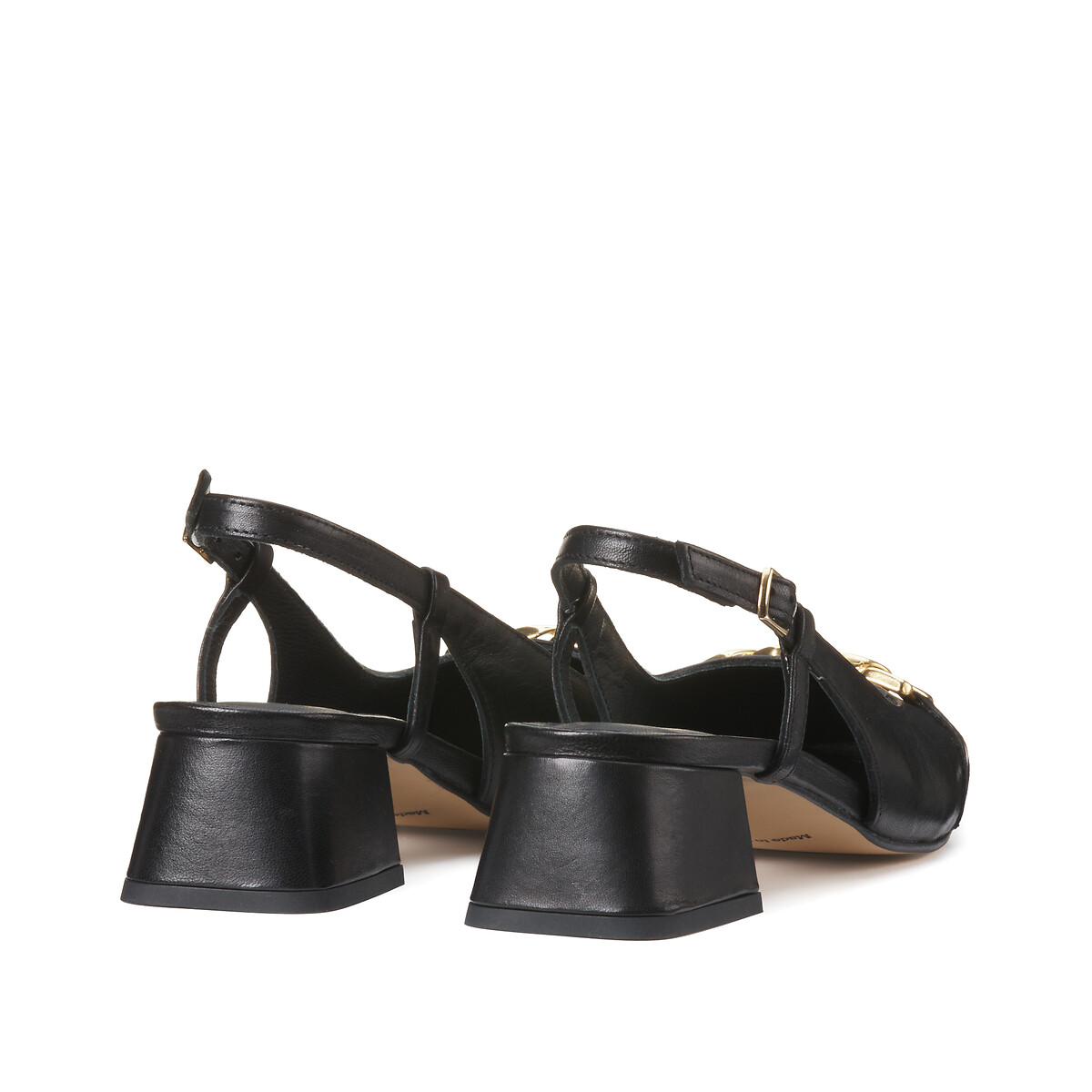 COLEÇÕES LA REDOUTE<br>Bailarina em couro, brede hak