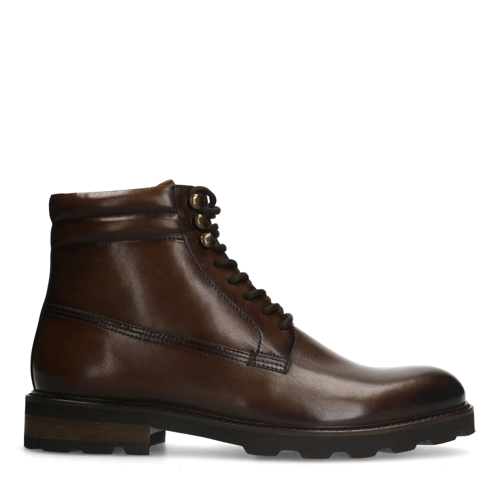 Bruine leren veterboots