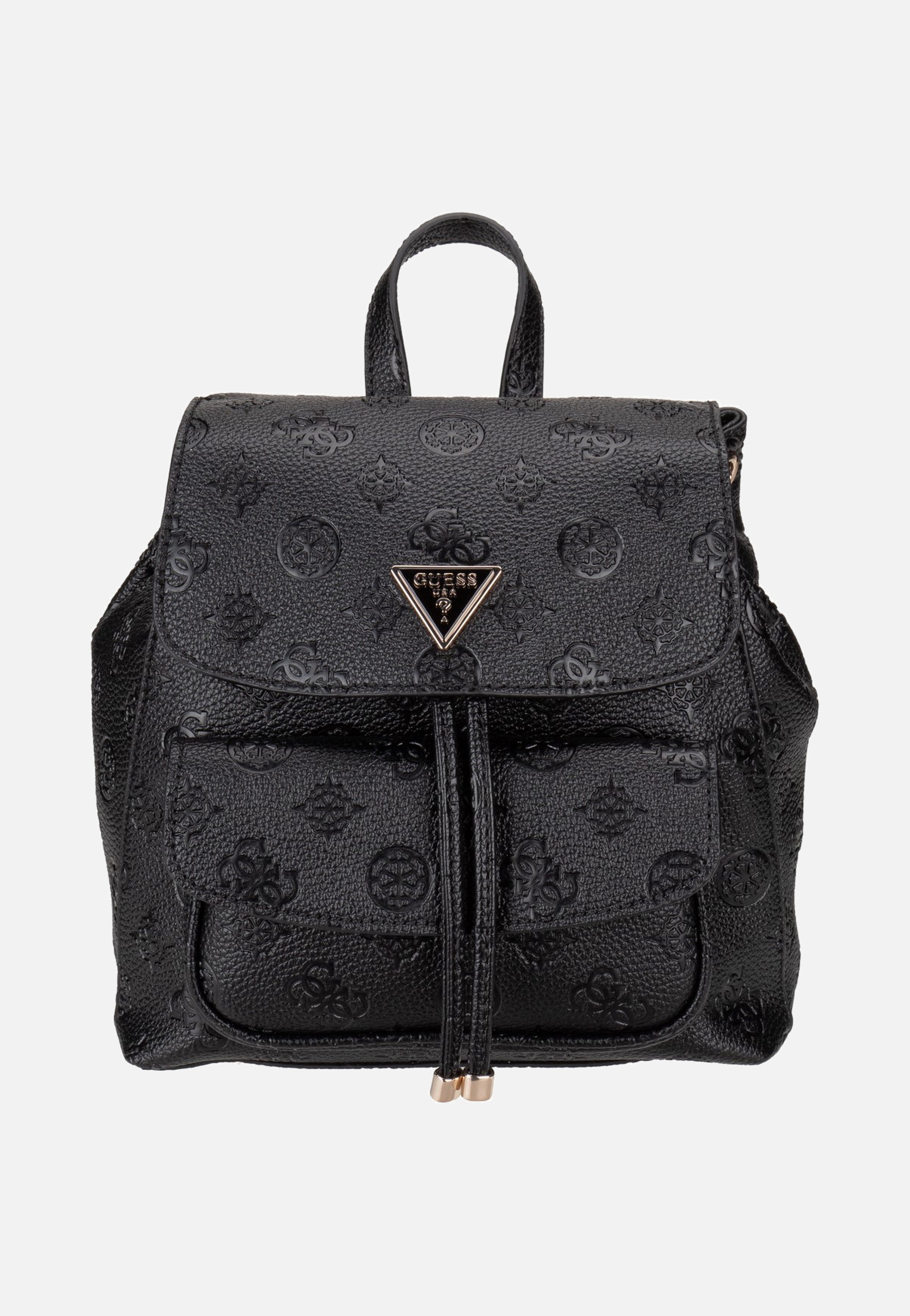 Cresidia II Sml Flap Black Logo - Rucksack