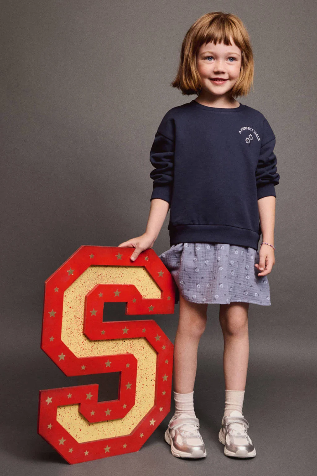 Mango Kids sweatjurk marine