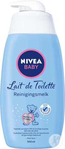 Nivea Baby Lait De Toilette Ale Vera 24h Hydratation Peaux Délicates 500ml