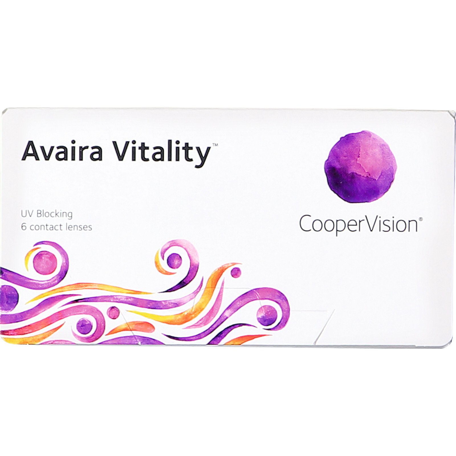 Avaira Vitality 6 Monats-Kontaktlinsen mit UV-Blocking -3.50