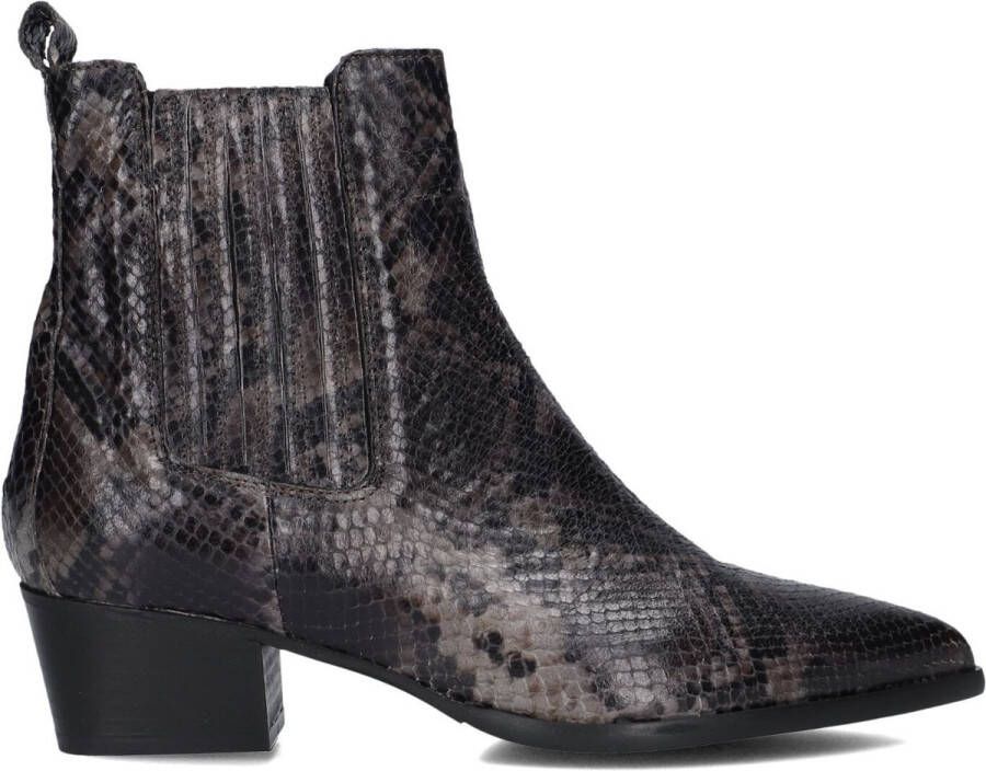 LINA LOCCHI Enkellaarsjes Dames Av 230 Maat: 39 Materiaal: Leer Kleur: Zwart