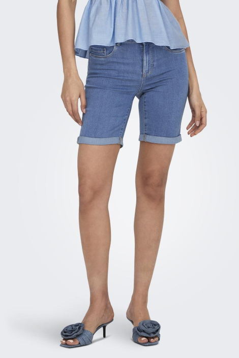 Only blauwe dames korte broek