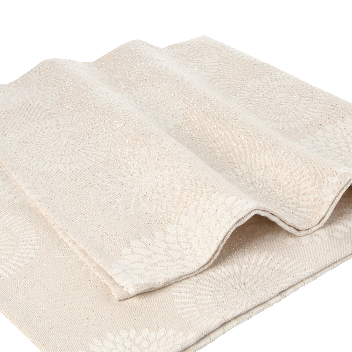 My Home Tischdecke mit Blumen-Muster hellbeige
