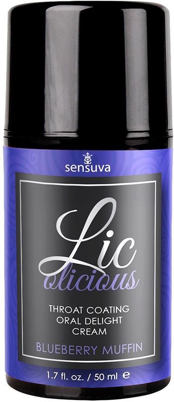 Sensuva - Lic-o-licious - Bosbessen Muffin - Oral Delight Cream - 50 ml - Stimulerend supplement