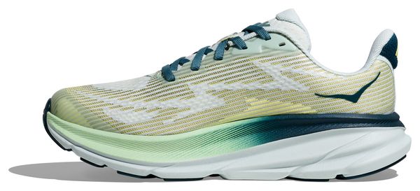 Chaussures Running Hoka Clifton 9 Youth Bleu/Vert Enfant