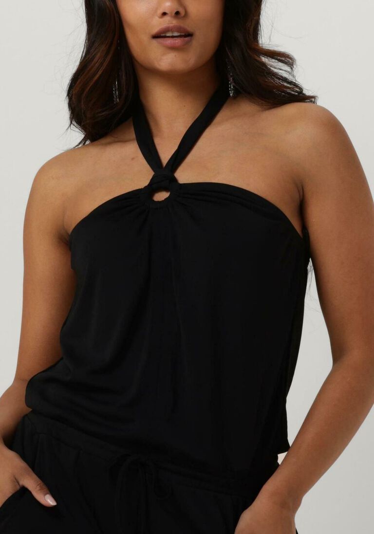 SUMMUM zwarte summum jumpsuit jumpsuit crepe jersey