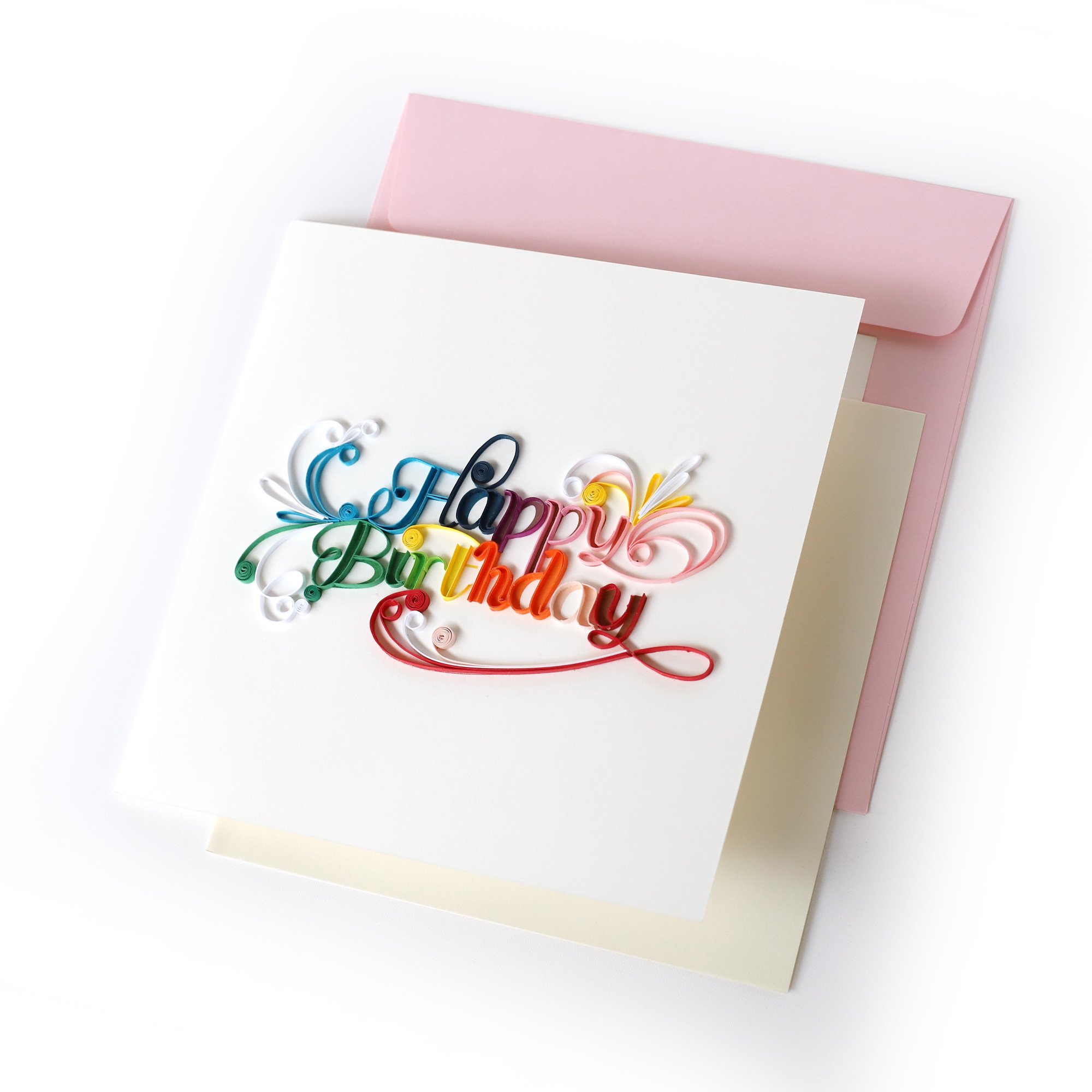 Grußkarte 'Happy Birthday', B 15 cm, H 15 cm günstig bestellen