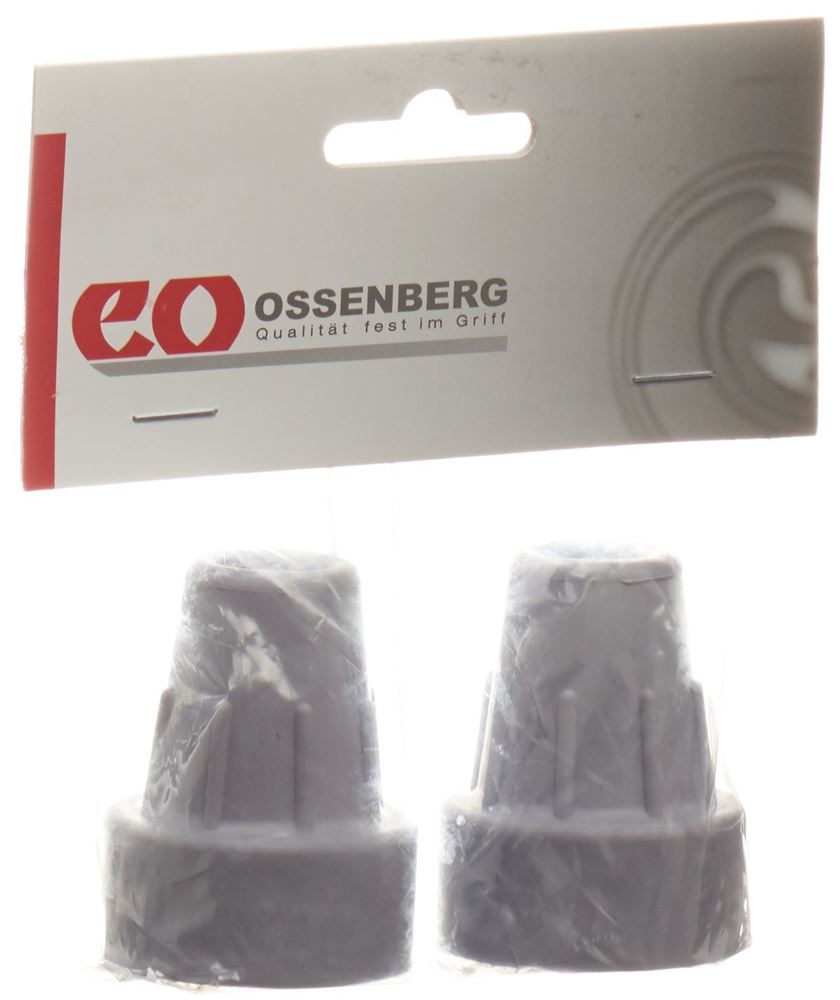 Ossenberg Krückenkapsel Pivoflex<br>1 Paar, 16mm, grau
