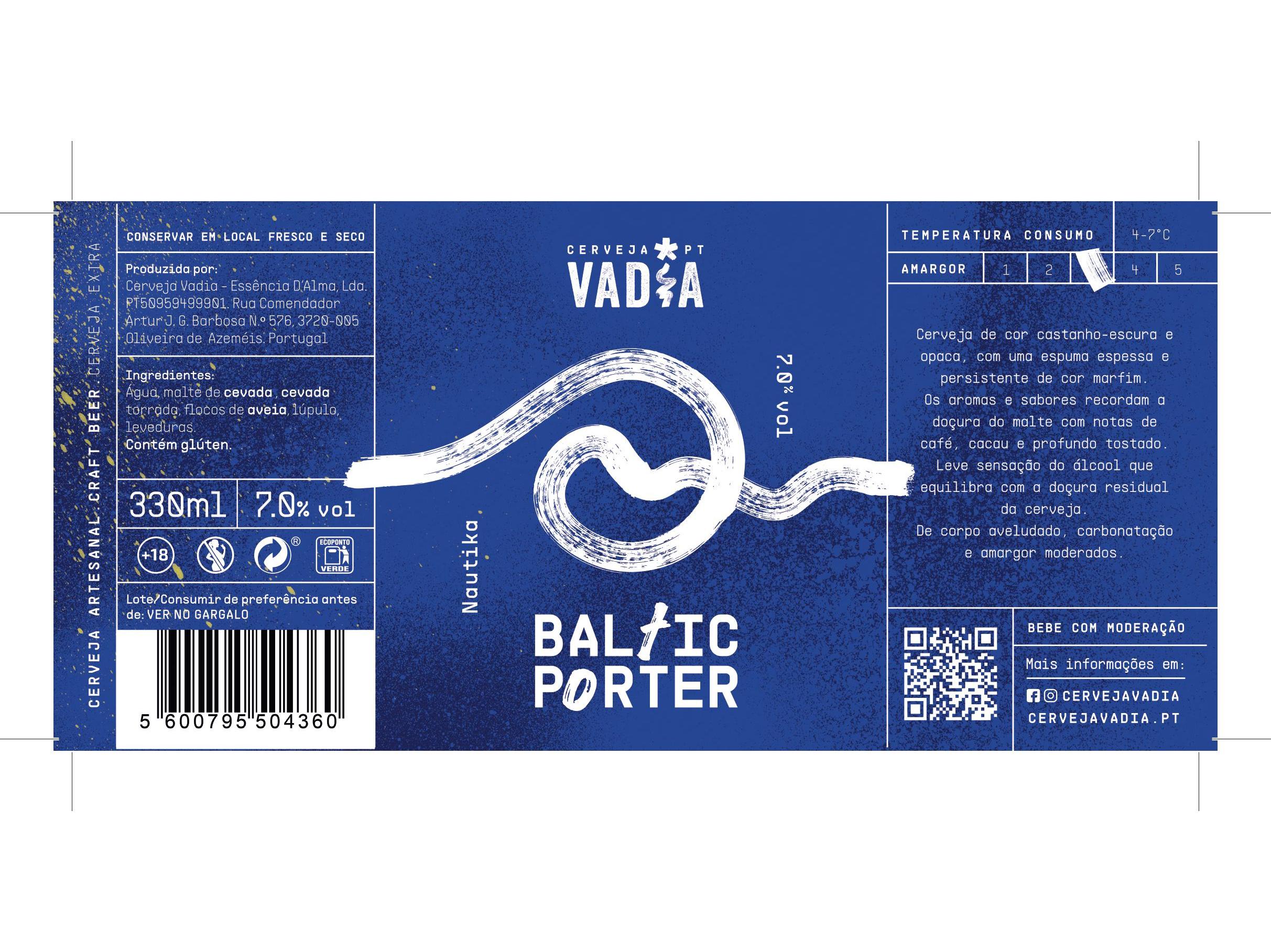 CERVEJA VADIA NAUTIKA 0.33L