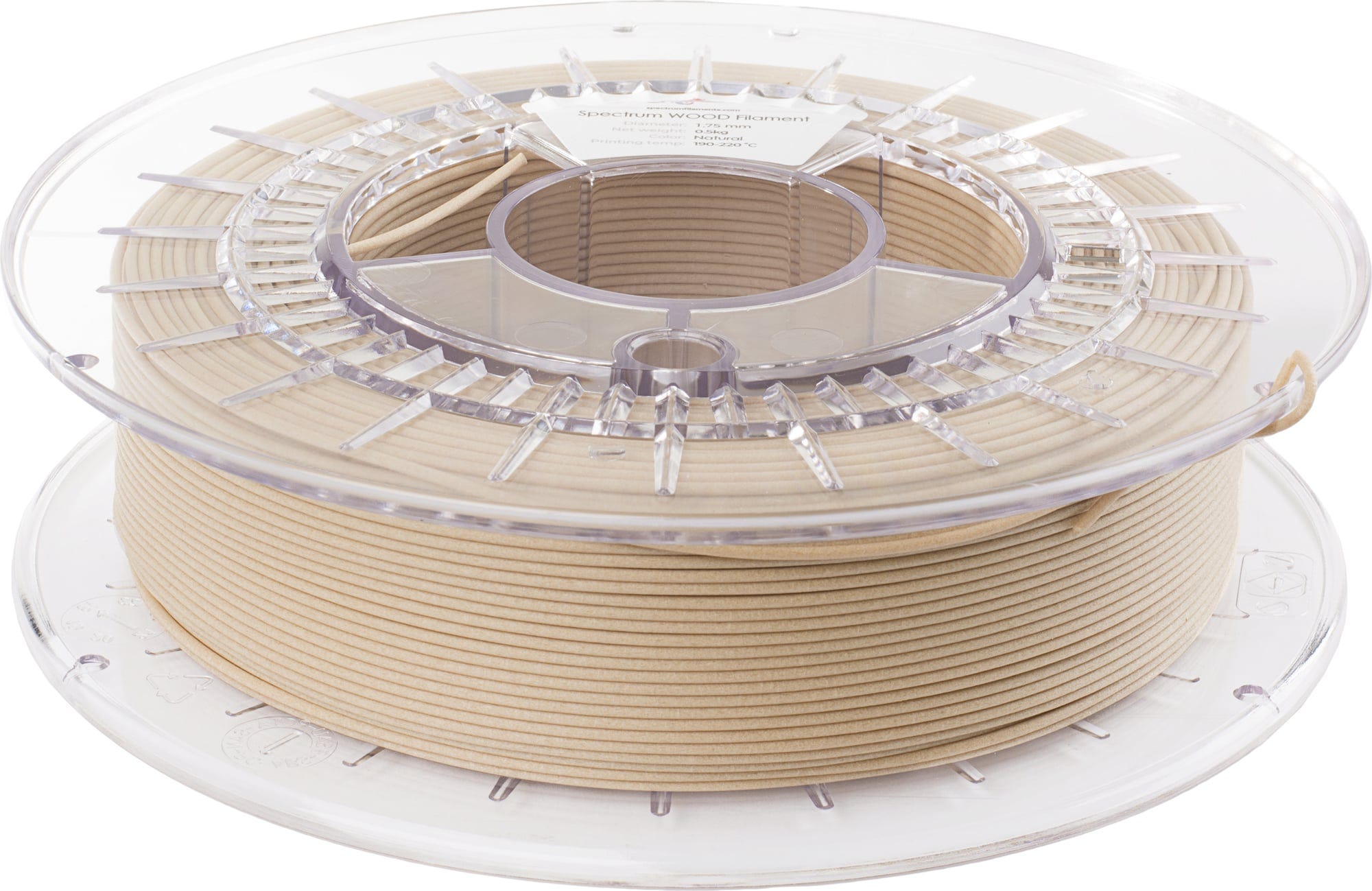 Spectrum  WOOD Natural, 1,75 mm / 1000 g    Biologisch abbaubares Holz-Filament