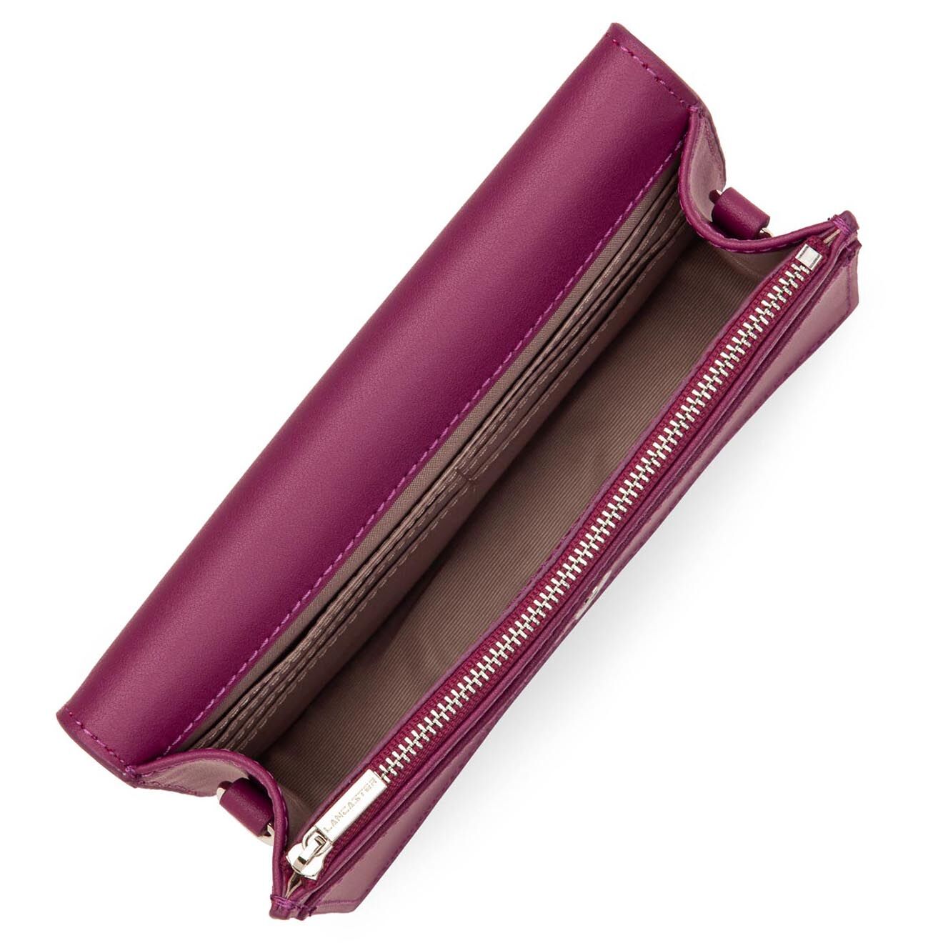 Lancaster Pochette en Cuir City Philos orchidée - 20x12x4 cm