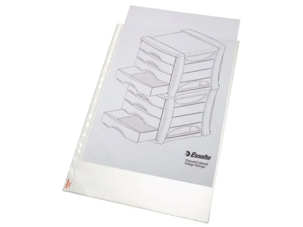 Plastlommer A3 Esselte Premium 0,08 mm højformat præg - (50 stk.)