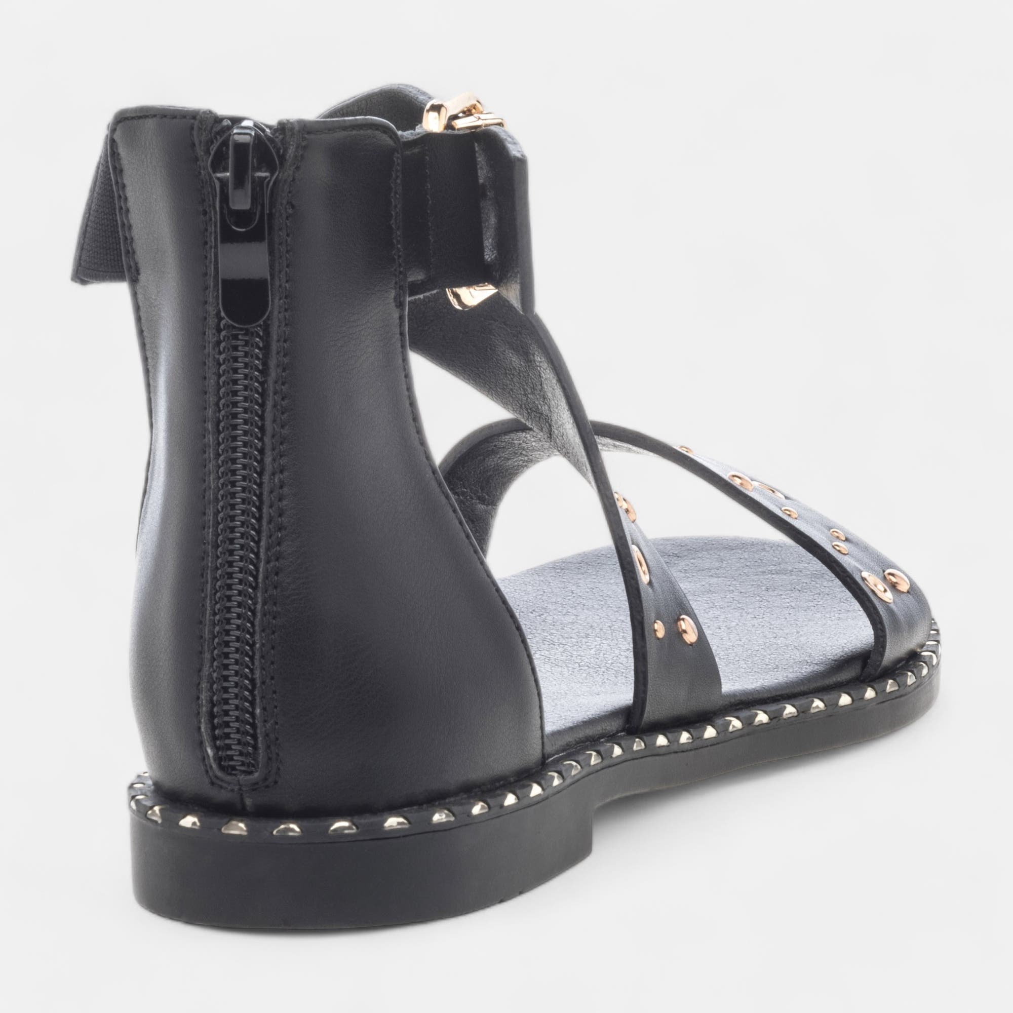 Nu-pieds Femme noir