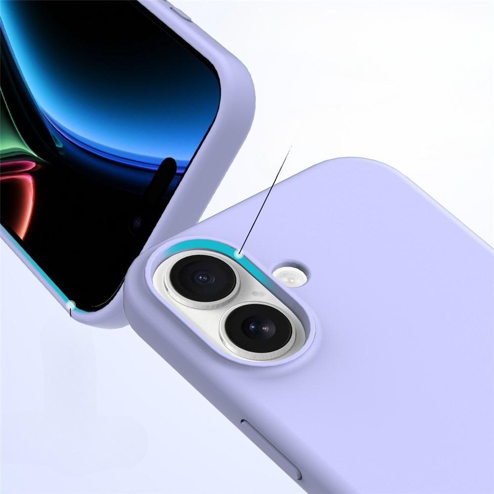 iPhone 17 Silikon Case Hülle - Lila