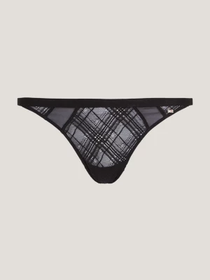 Calcinha fio dental Elevated Geo Lace