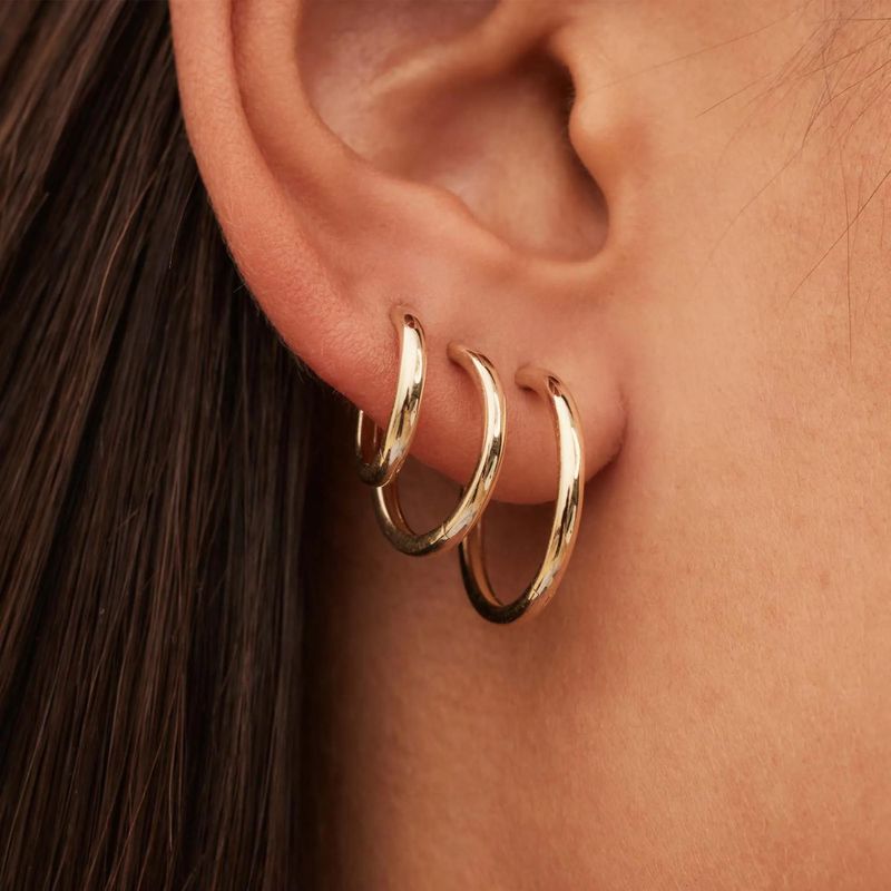 Beloro Jewels - La Rinascente Camilla - Creolen - Goudkleurig - 9 Karaat