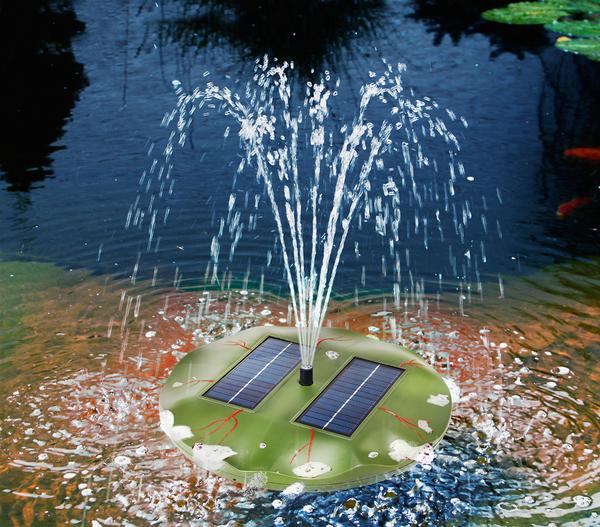 Esotec Solarpumpe Seerose für den Gartenteich