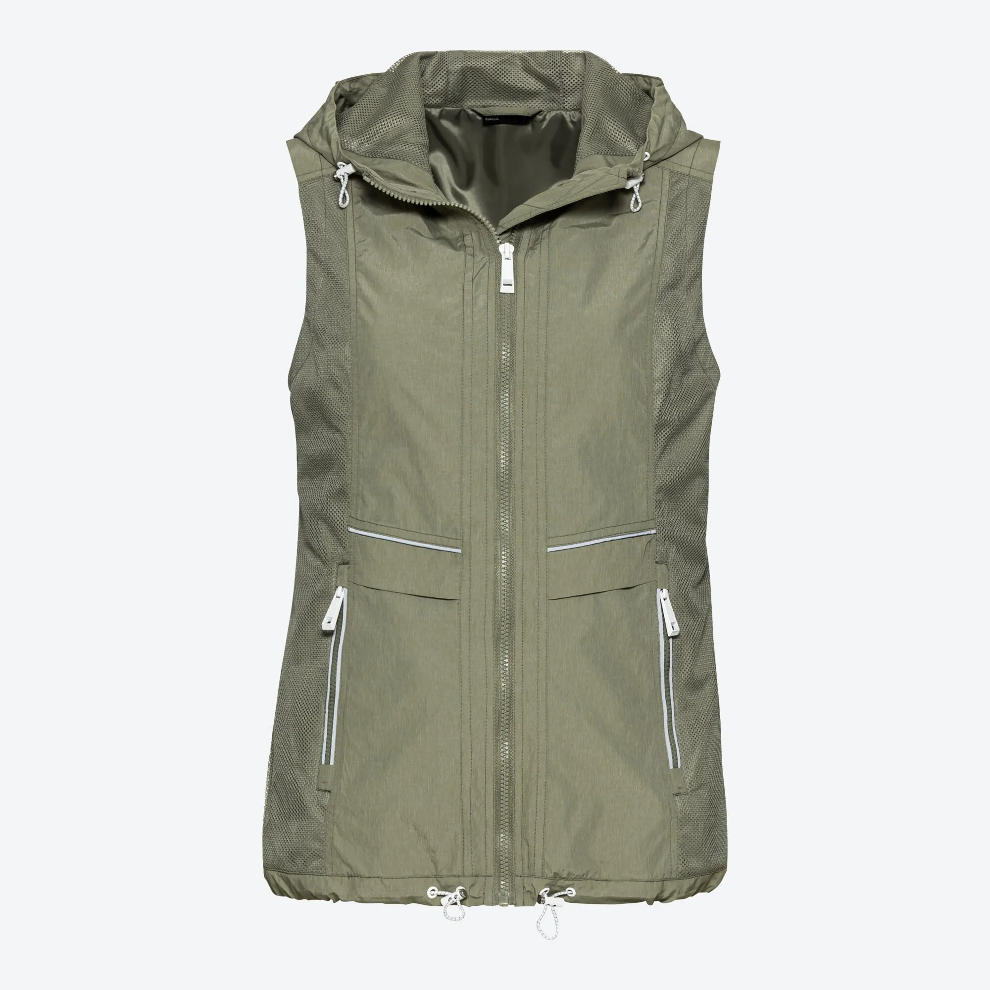Damen-Weste mit Mesh-Einsätzen