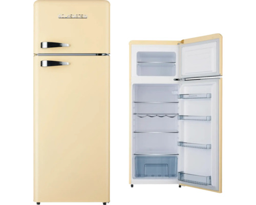 Wolkenstein GK212.4RT SC crèmekleurige koel-vriescombinatie, BxHxD 54,5 x 145,6 x 62,6 cm, koelgedeelte 172 l, vriesgedeelte 39 l