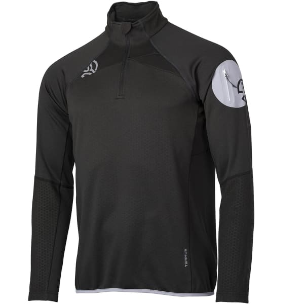 Sweat polaire randonnée TERNUA RAKKER 1/2 ZIP M BLACK