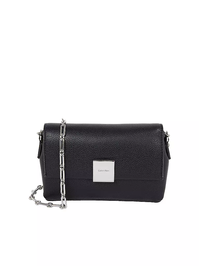 CALVIN KLEIN Tasche - Mini Bag CK PLAQUE schwarz