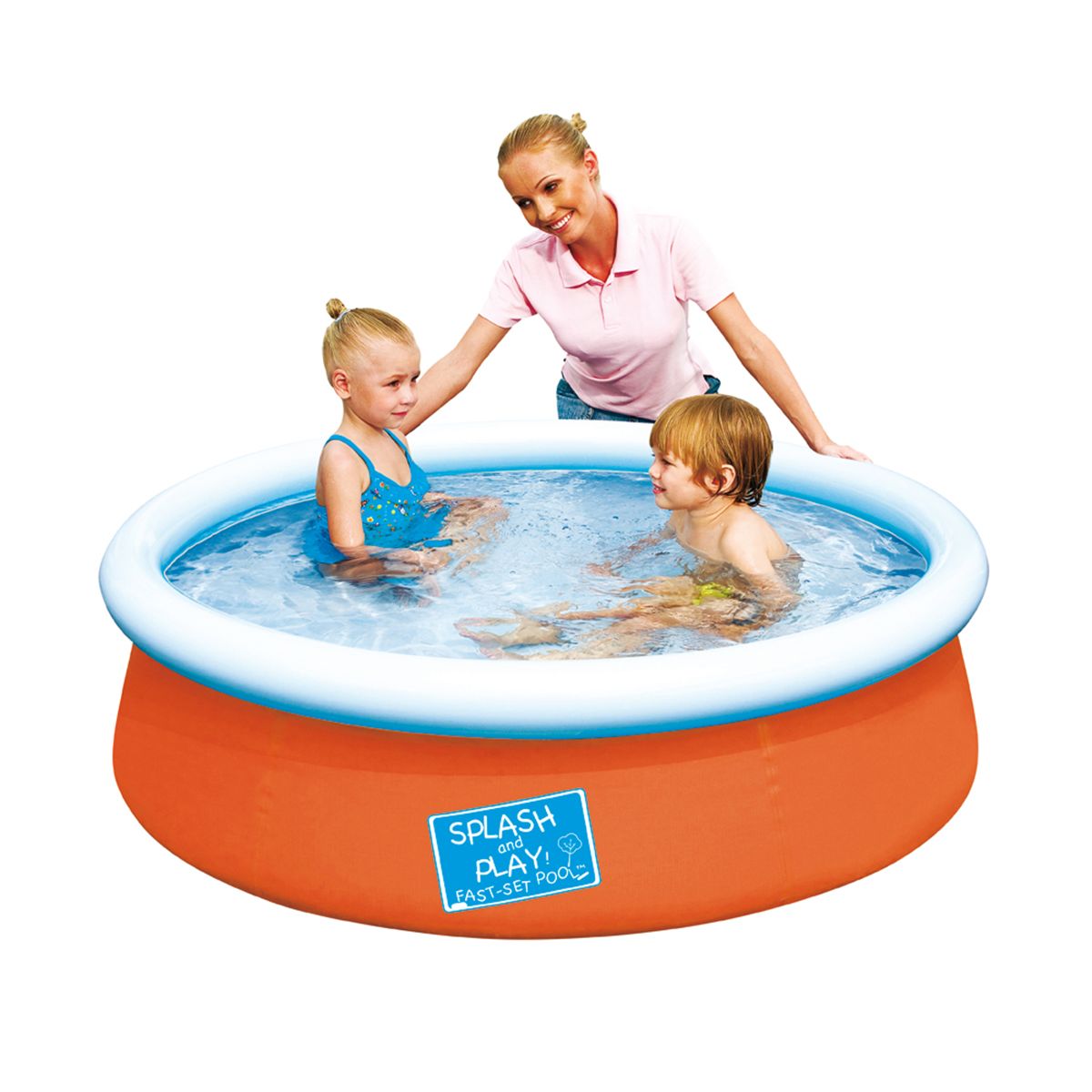 Piscine auto portante : Orange