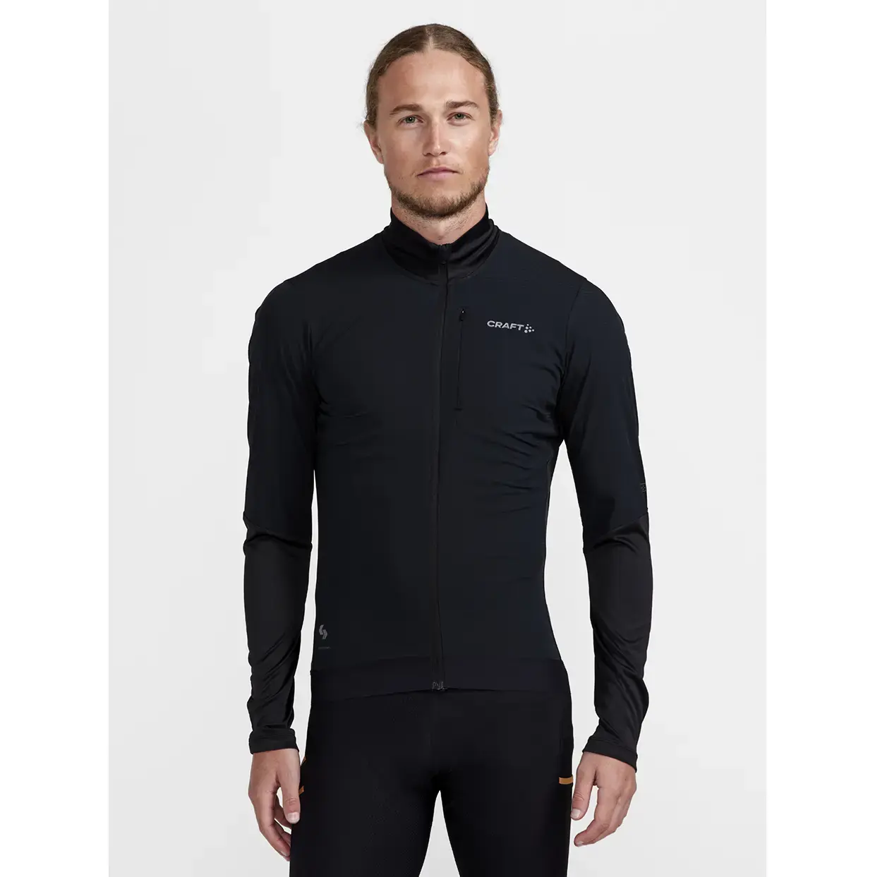 Craft Pro Gravel Wind Fietsshirt Lange Mouwen Zwart Heren