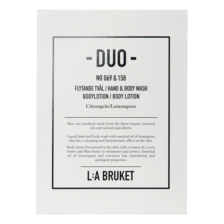 L:A BRUKET Coffret duo nettoyant & hydratant corps Citronnelle 209