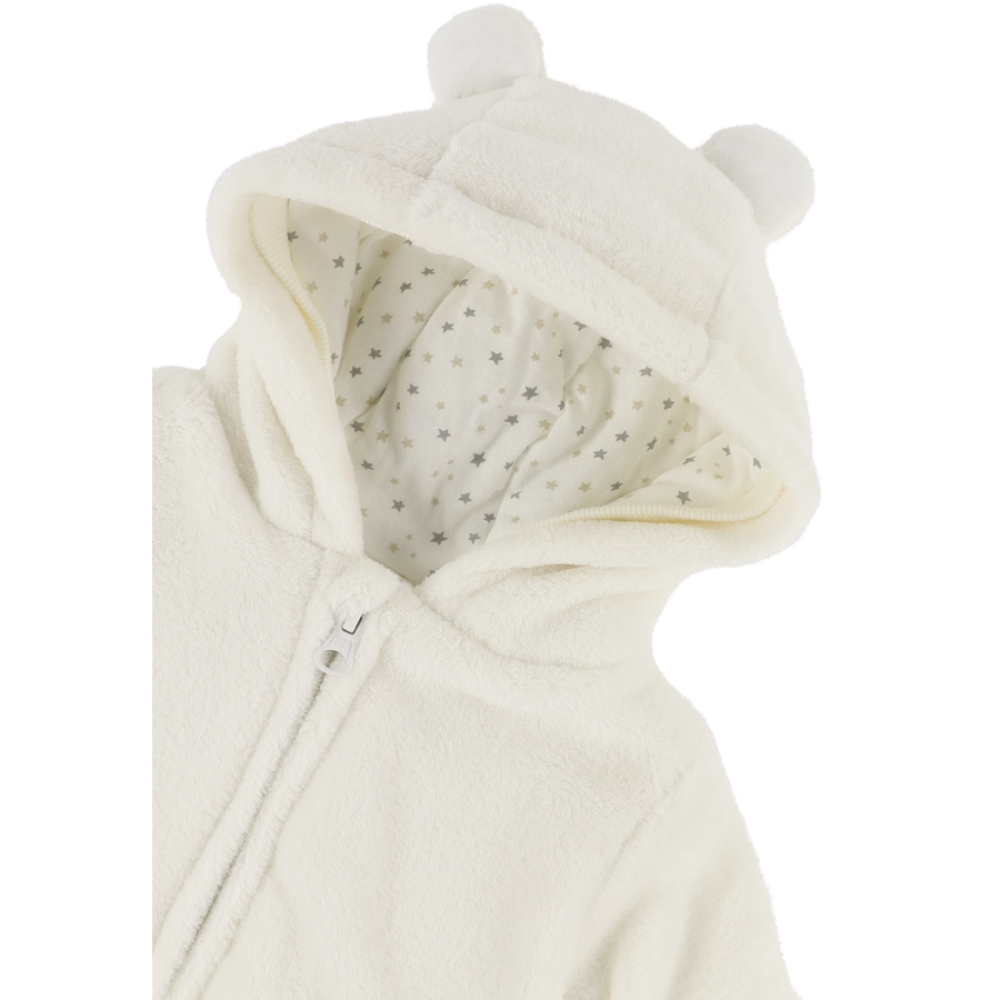 kindsgard Plüsch Jacke bomo weiß