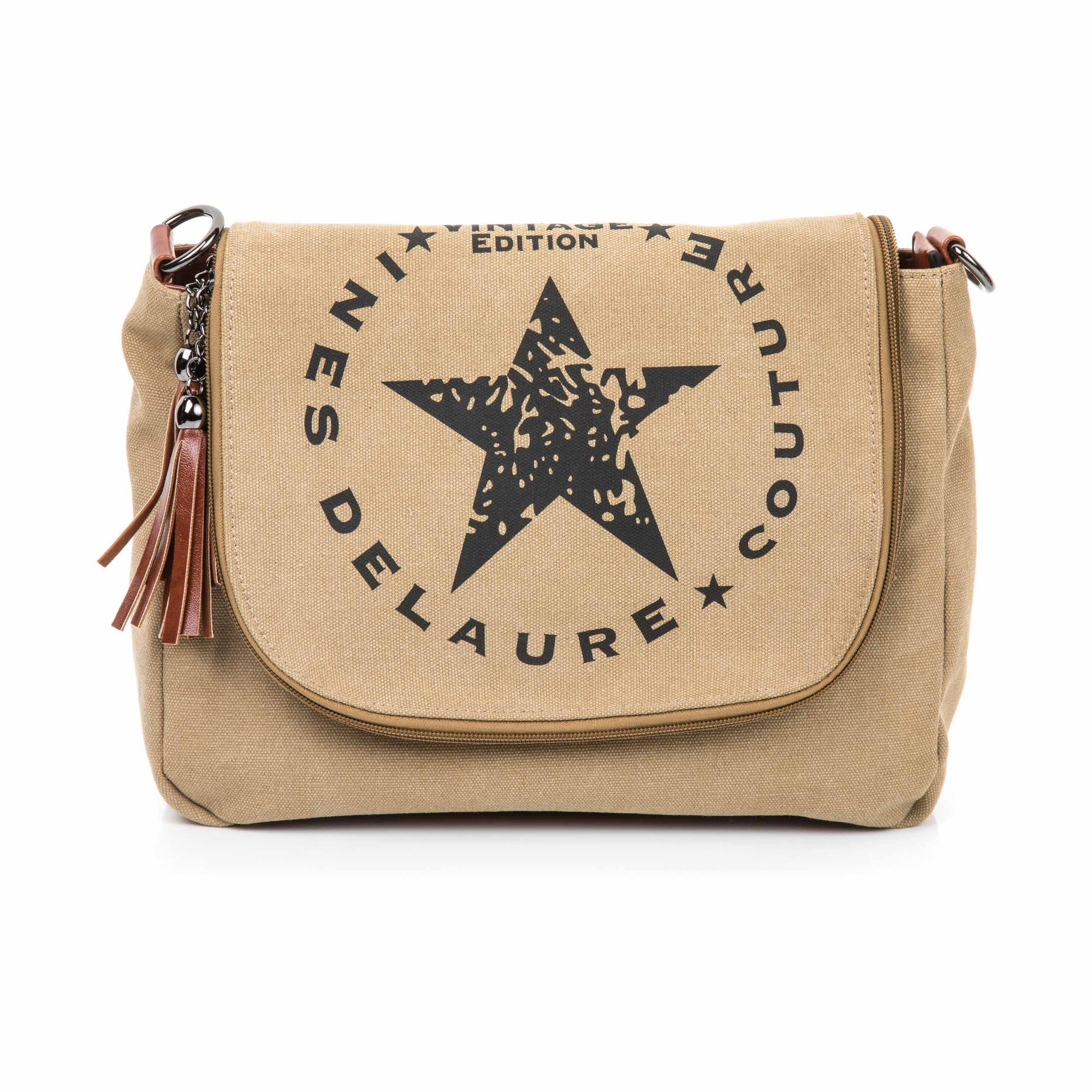 Sac bandoulière camel