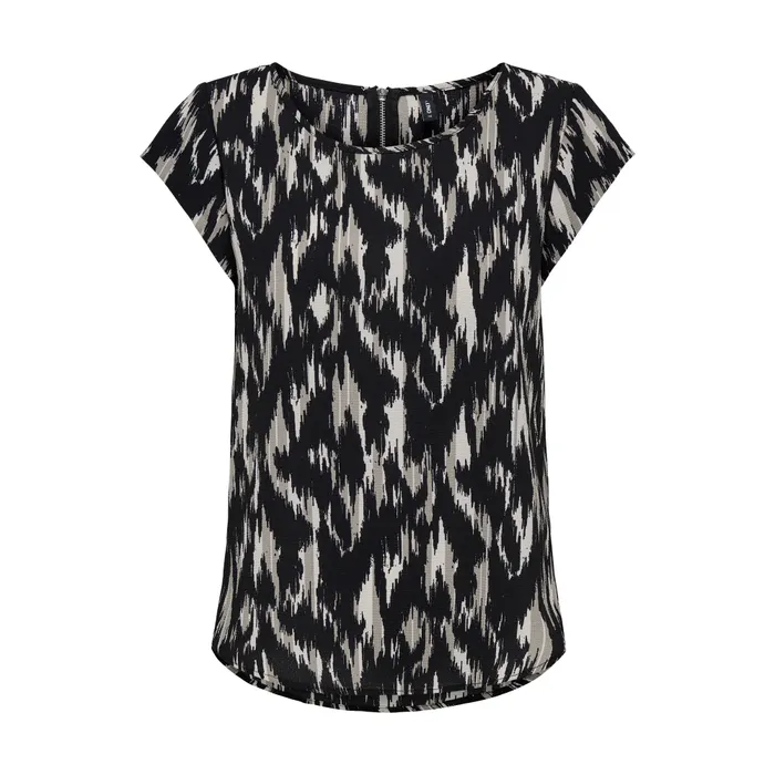 Only Vic S/S AOP Top Dames