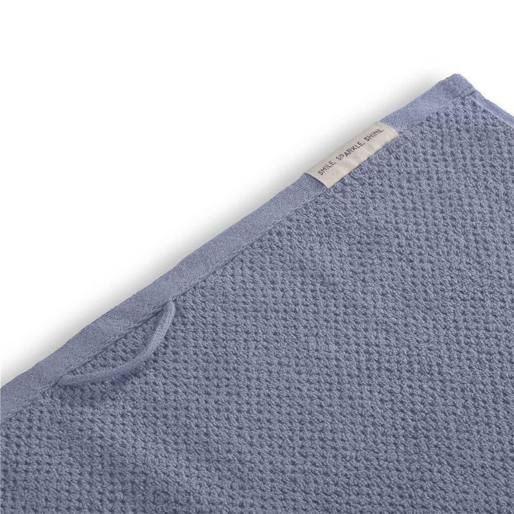 Walra - Badlaken Soft Cotton Popcorn (PP) - 70x140 - Blauw