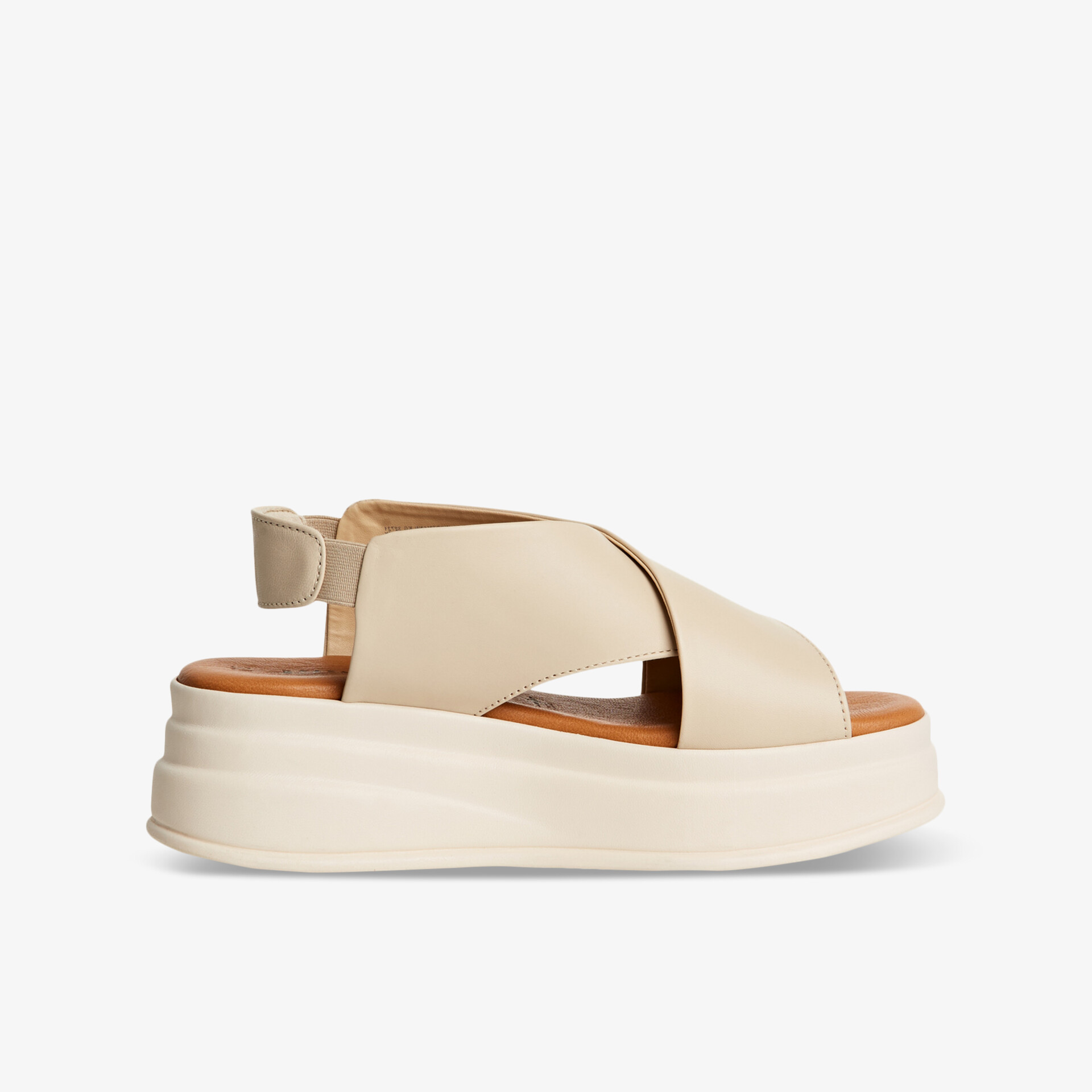 Tamaris Damen Plateausandalen beige