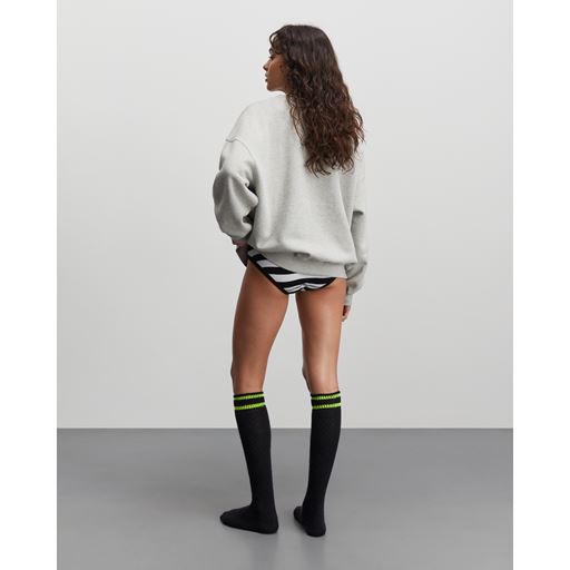Mads Nørgaard Organic Sweat Atli Sweatshirt, Light Grey Melange, S