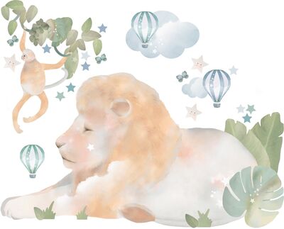Schmooks Wallsticker Safari Lion