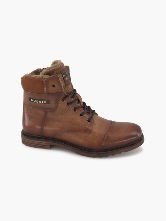 bugatti Schnür-Stiefelette Braun