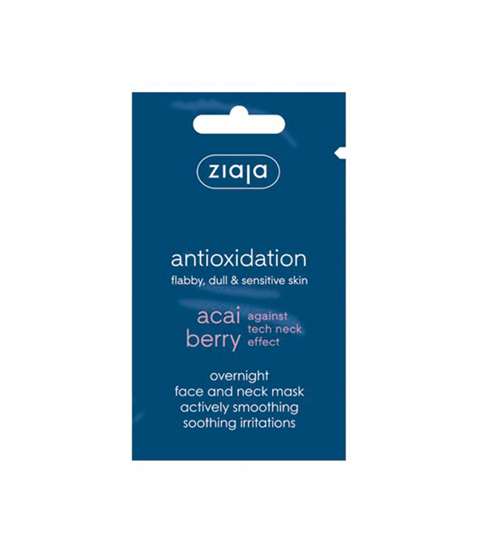 Ziaja - Máscara de noite para rosto e pescoço - Acai Berry