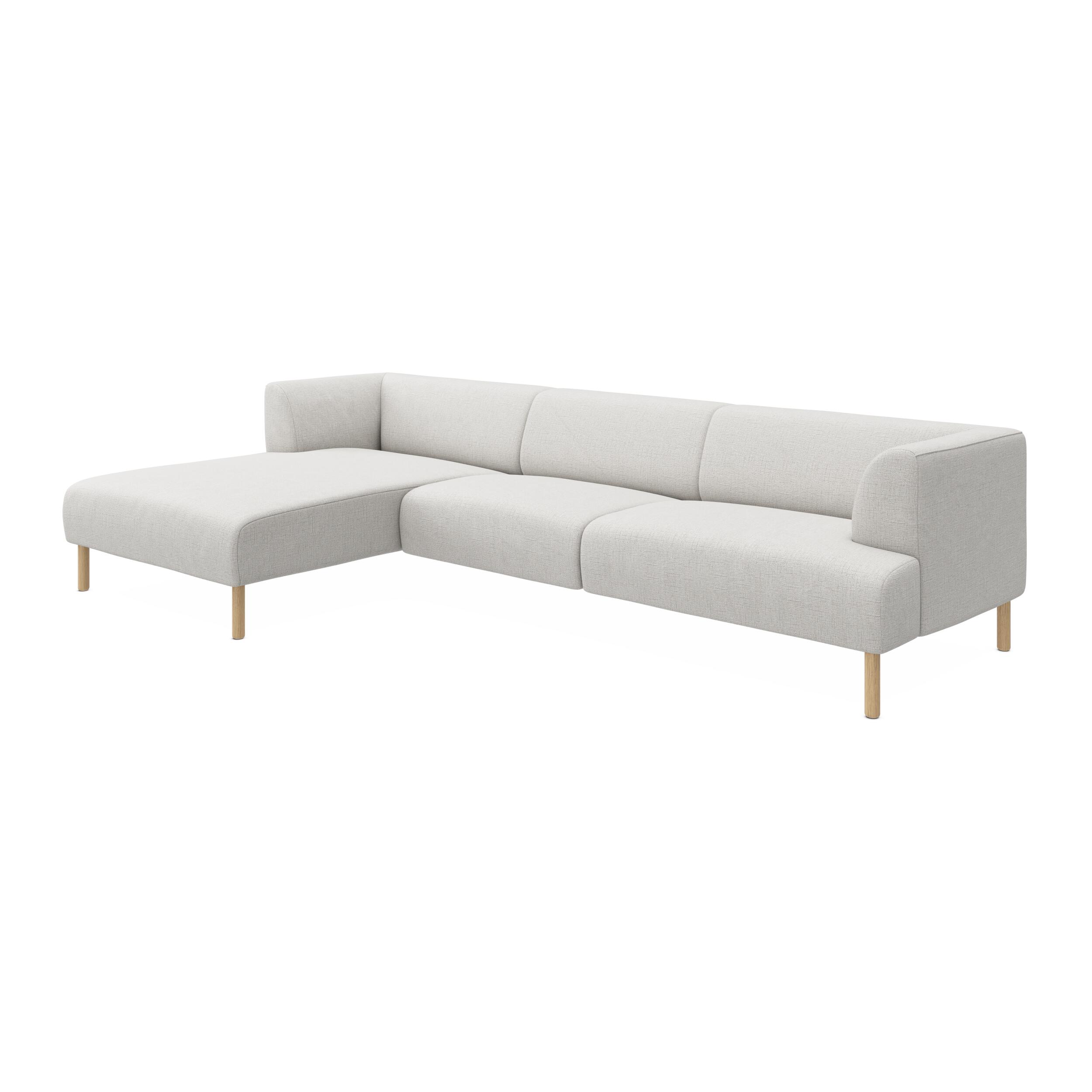 Teron venstrevendt sofa med chaiselong