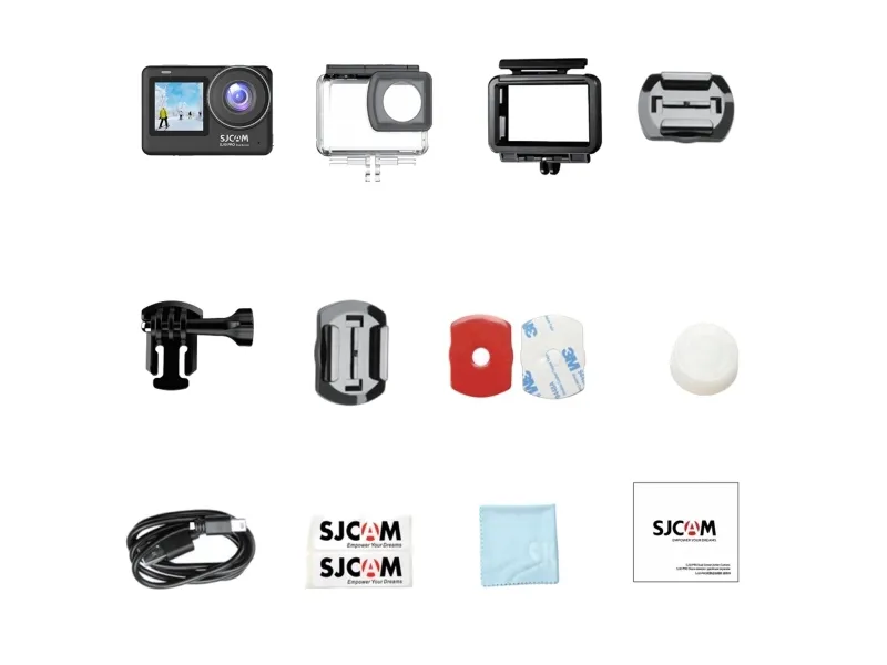 SJCAM SJ10 Pro, 4K Ultra HD, 12 MP, 60 fps, Wi-Fi, 1300 mAh, 85 g
