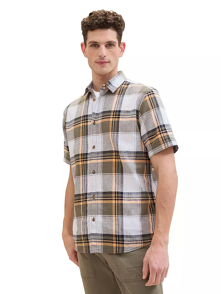 TOM TAILOR Hemd Regular Fit olive