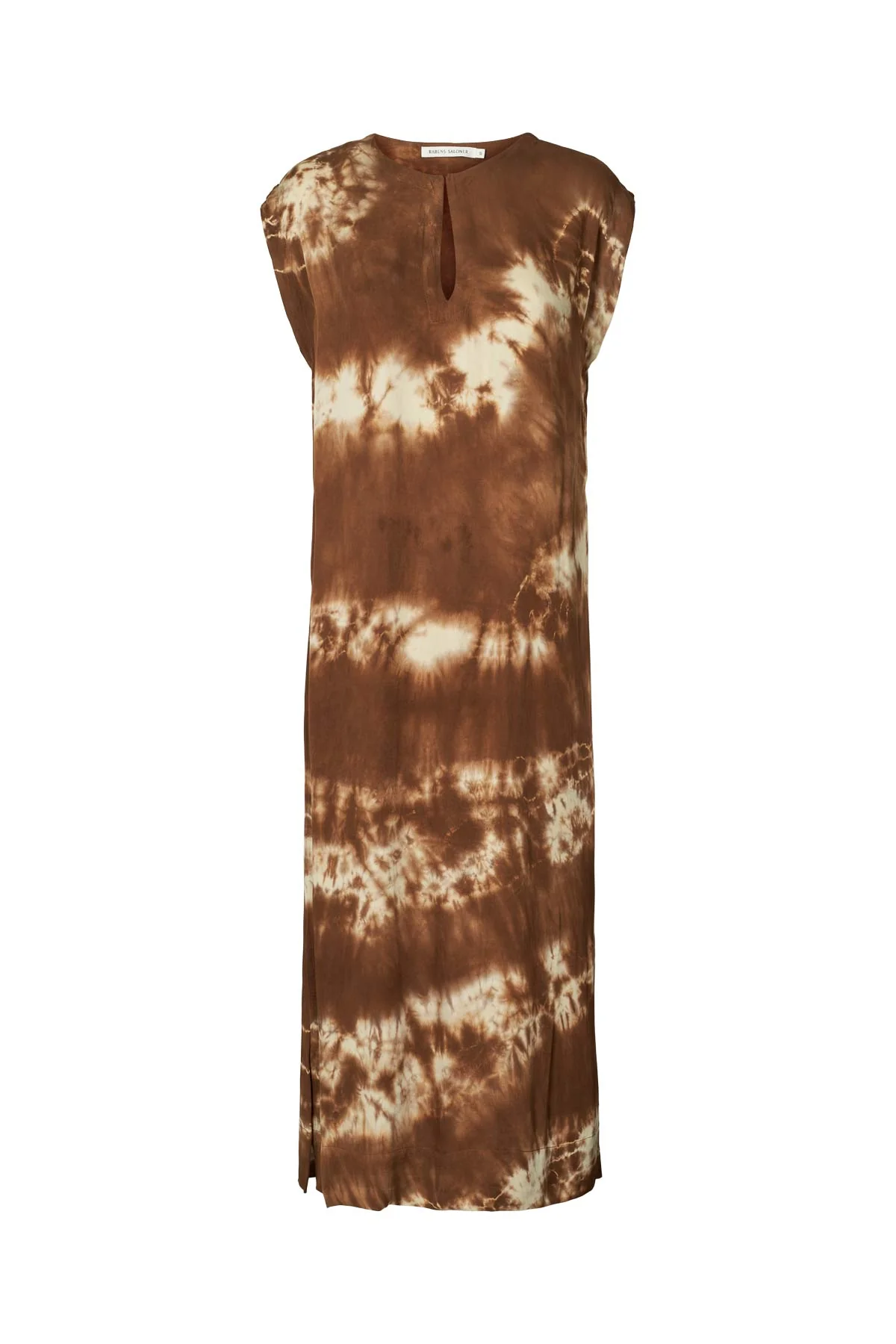 Rabens Saloner  Lecia Nebula lang kjole - Cacao Combo