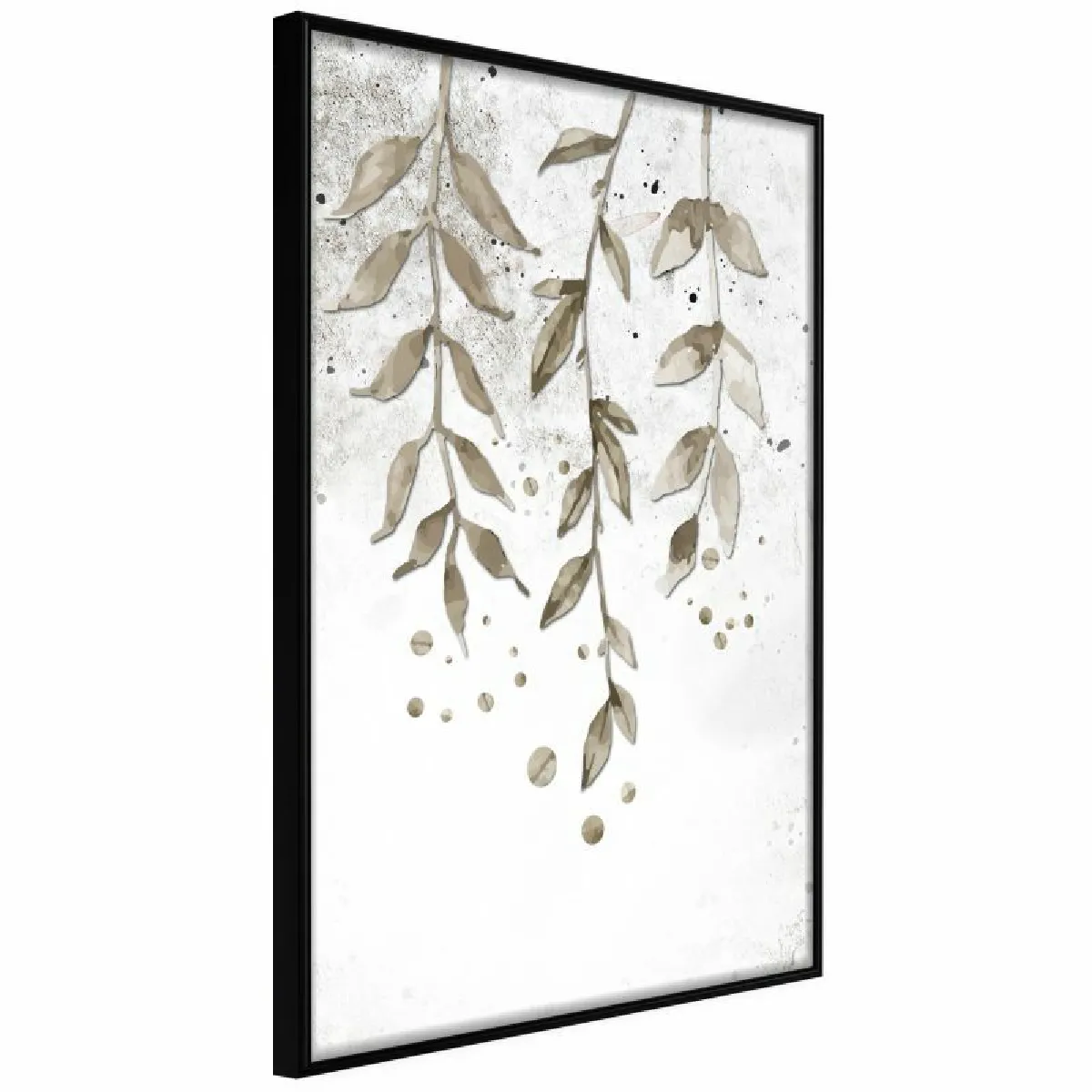Paris Prix Affiche Curtain of Leaves - Noir