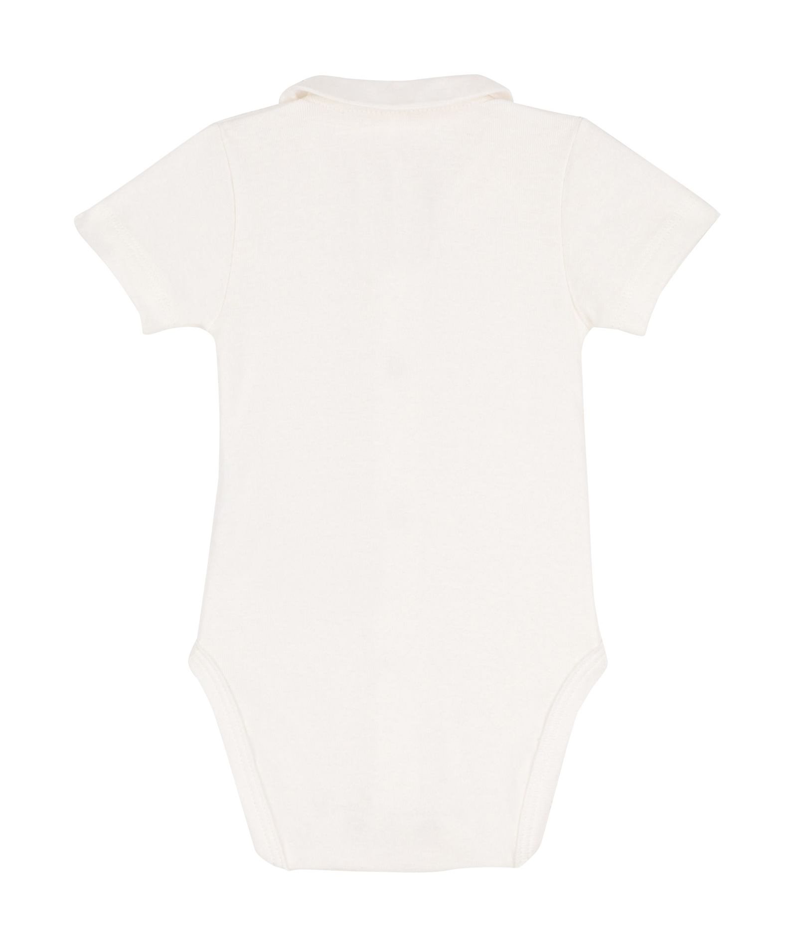 Body col claudine en coton bio | Blanc