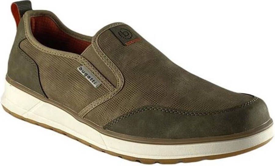Bugatti Beige Loafers voor Mannen Beige Heren