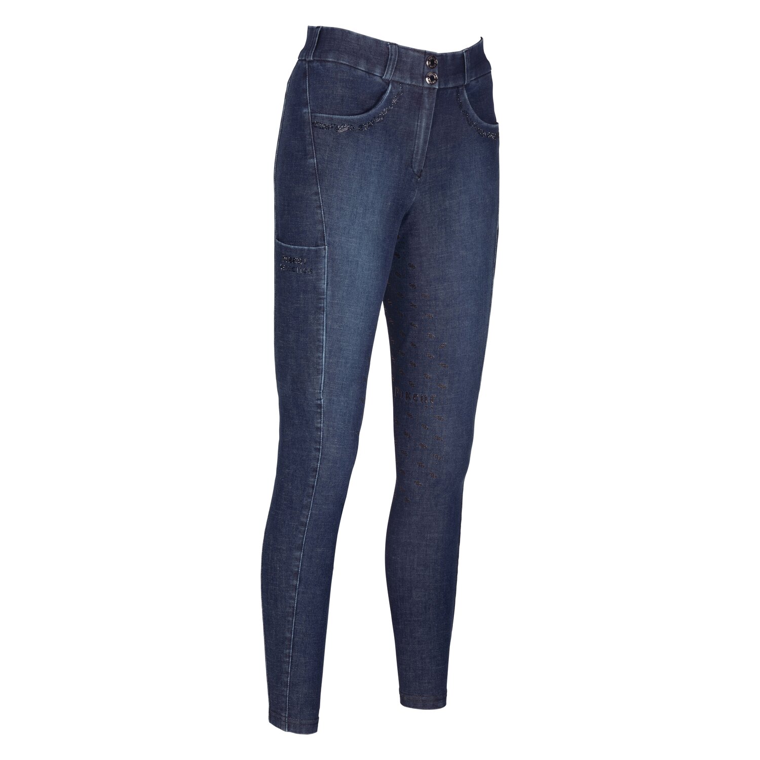 PIKEUR Selection Gesäßeinsatz-Reithose Brinja - denim blue